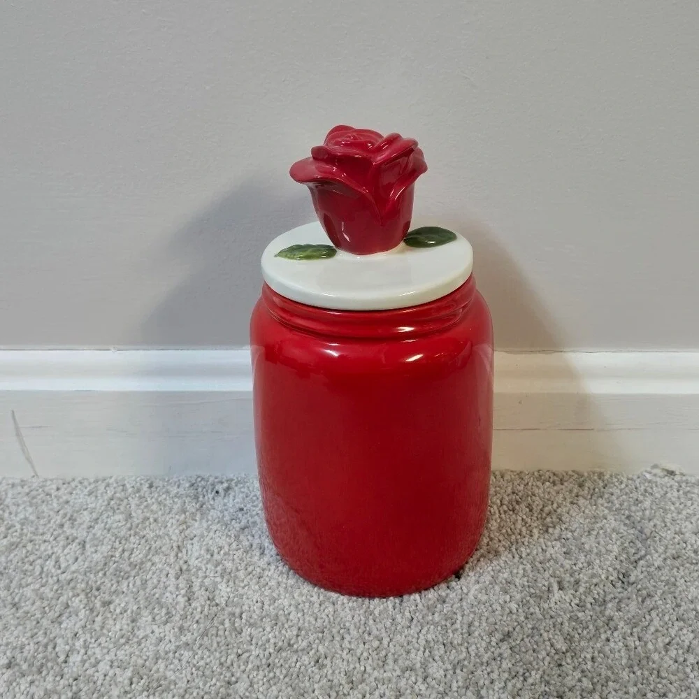 Rae Dunn Disney 'TIL THE LAST PETAL‎ FALLS Canister
